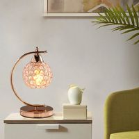 Utoopie Lampe à poser de Style Moderne, Lampe de chevet Cristal Lampe Luminaire Lampe de table pour Couloir Chambre