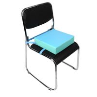 Drfeify Coussin réhausseur pour chaise avec sangle ajustable et design coloré