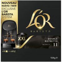 LOT DE 5 - L'OR Barista - Double Ristretto Intensité 11 - 10 capsules de café compatibles avec le système L'OR BARISTA