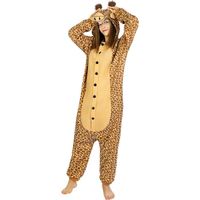 Déguisement girafe onesie femme et homme- Funidelia- 117323  Animaux, Désert - Multicolore- Halloween- Carnaval et Noel