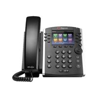Téléphone IP Polycom VVX 401 - Haut-parleur main libre - Noir - Ecran LCD - Minuteur d'appels - navigateur Web