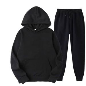 Survêtement 2 Pièces Homme à Capuche - Classique Et Confortable Pour L'automne Et Le Sport
