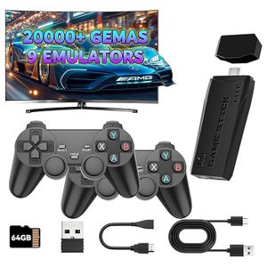 Console de jeu rétro - ARHATREYA - 128 Go - HD 4K - Sans fil 2,4 GHz - 41 000 jeux intégrés - Jeux vidéo Console de jeu rétro - ARHATREYA - 128 Go - HD 4K - Sans fil 2,4 GHz - 41 000 jeux intégrés - Jeux vidéo