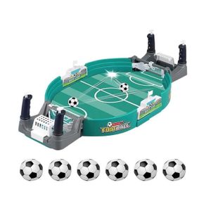 BABY-FOOT  Mini Jeu de Baby-Foot, Football De Table, avec 6 balles, Table De Football Jeu Interactif pour Deux Personnes, Football De Table De