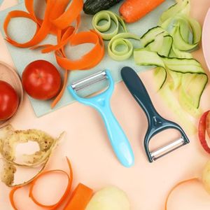 Couteau - Econome,Éplucheur tranchant en céramique pour pommes de terre et  légumes, acier inoxydable, râpe à carottes - Type blue - Cdiscount Maison