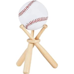 BATTE DE BASEBALL support de balball en bois de baseball avec mini porte-batte de baseball bague