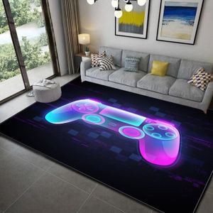 1 pc tapis de sol de jeu vidéo néon grand tapis de zone de - Temu