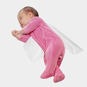 DAUERHAFT Positionneur de Sommeil latéral pour Nourrisson Multi-Fountions pour bébé garçon Fille pour bébé Triangle Pillow Pink 