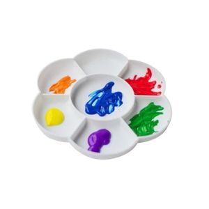 Blanc par Xutong 24/ pi/èces Peinture Plastique palettes 6/ bien rectangulaire aquarelle Peinture Palette bac