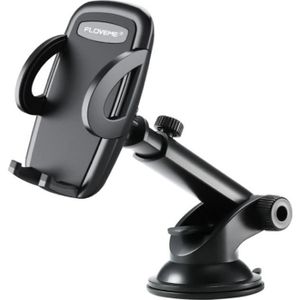 FIXATION - SUPPORT Support de téléphone de voiture, pare-brise et tableau de bord à double usage, rotation libre et rétractable, noir