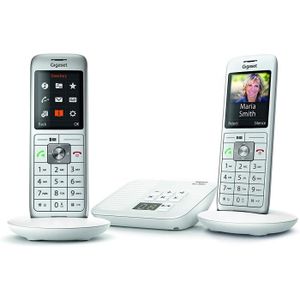 Téléphone fixe Téléphone fixe sans fil Gigaset CL660A Duo avec ré
