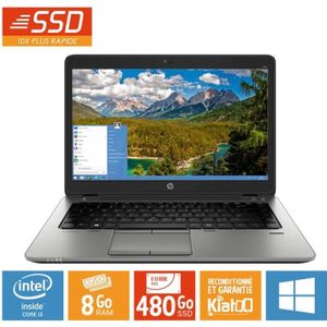 ORDINATEUR PORTABLE Pc portable HP elitebook 840 G1 core i5 8 go ram 4