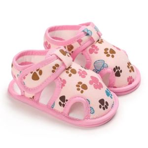 BABIES Chaussures d'été pour nouveau-né roses - ECELEN BABIES - pour filles - antidérapantes et respirantes
