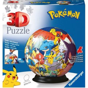 PUZZLE Puzzle 3D Ball Pokémon 72 pièces - Ravensburger - 