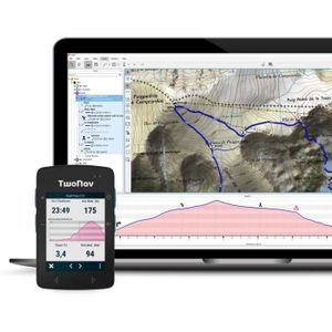 GPS PEDESTRE RANDONNEE  GPS VTT TwoNav Roc + Cardiofréquencemètre