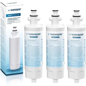 FILTRE APPAREILS FROID Wessper 4874960100 3x Filtre à eau du réfrigérateu