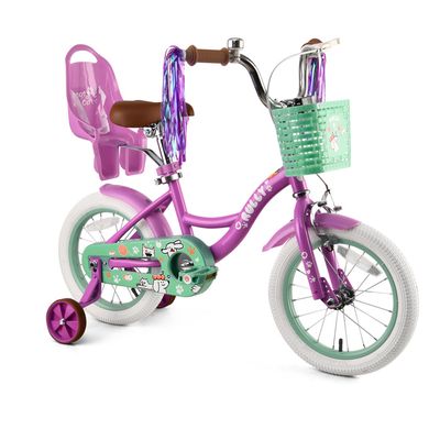 Vélo Enfant Actionbikes Timson 12/16/20 Pouces – Freins V-Brake, Garde-boue, Cadre Stable – Pour Filles Et Garçons De 2 à 9 Ans