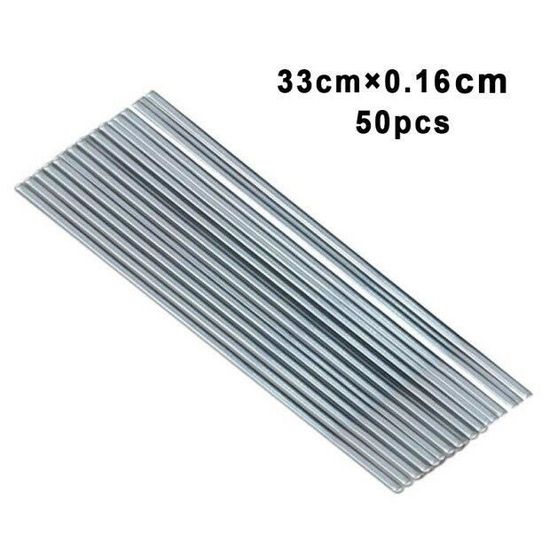 60 Pièces Baguettes De Soudage Aluminium Basse Température 1,6mm X 330mm - Soudure Facile Et Robuste