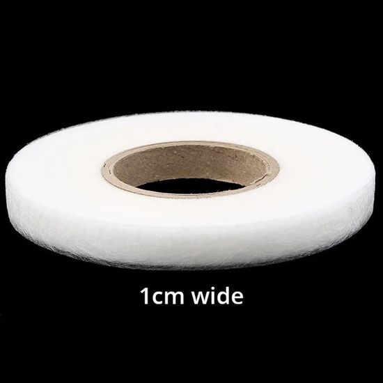 Ruban Adhésif Double Face à Repasser Pour Ourlets - 2 Cm X 60 M, Tissu Non Tissé, Réparation Rapide Vêtements Rideaux