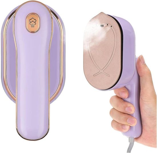 Fer à Repasser De Voyage Pliable Hinari Lifestyle - Jaune, Sec/vapeur, 120-240V, Modèle IR690YL
