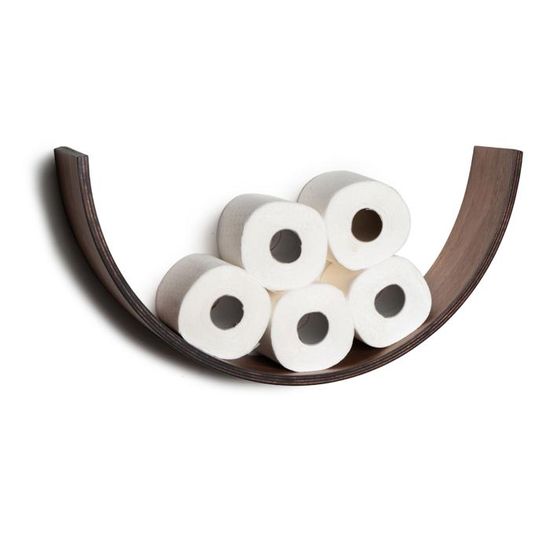 Meilleur Porte-Papier Toilette Mural en Bois pour le Rangement – EWD