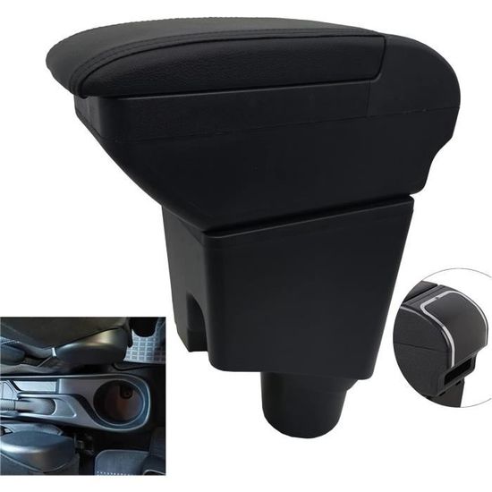 Boîte De Rangement Pour Console Centrale Hyundai Tucson 2025-2026 - Organisateur Accoudoir En ABS Noir, Installation Facile
