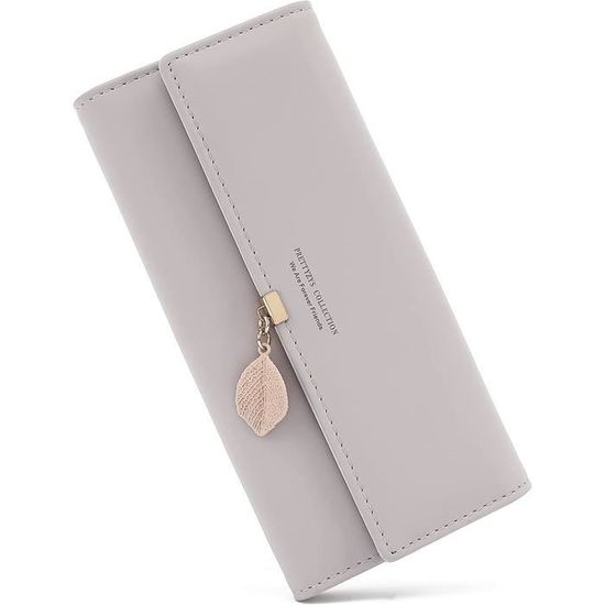 Portefeuille Femme Pierre Cardin - Cuir Synthétique Spacieux - Porte-Cartes, Zip - 19x10x3 Cm