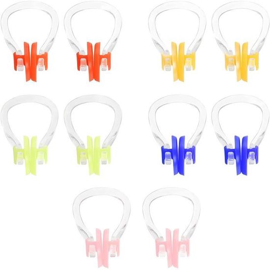 Pince-nez Anti-buée Pour Masques - Lot De 5 - Bleu-blanc-rouge - Neuf Sans Emballage