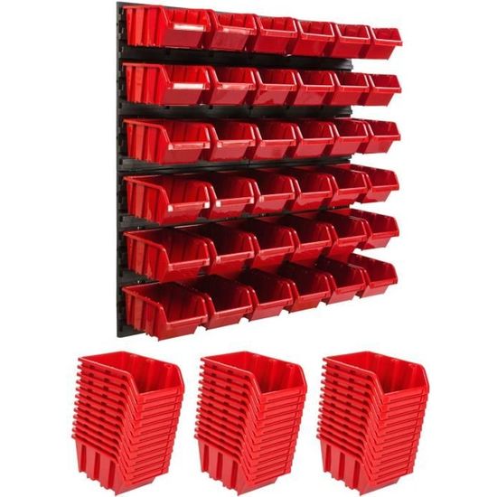 Jeu de boîtes de rangement empilables marin carton - MARQUE - Modèle - Multicolo