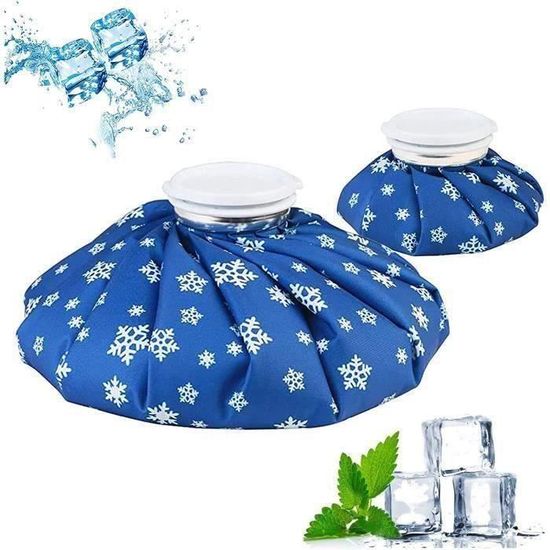 Poche De Glace Pour Le Cou – Sac Thérapie Froid, Bleu, Adulte, Neuf