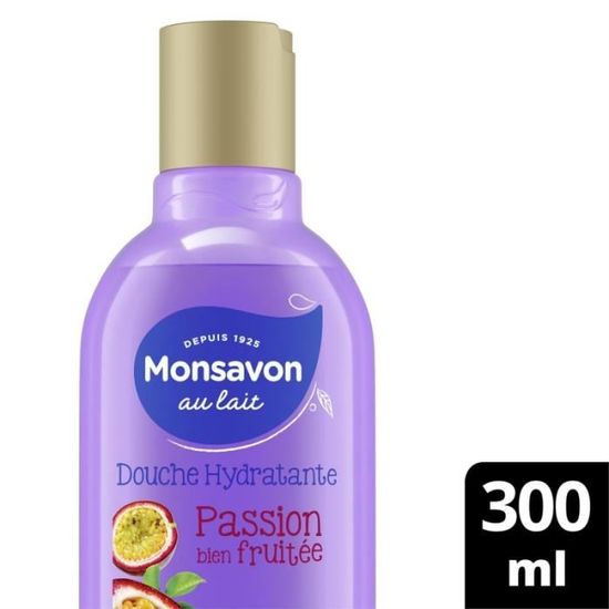 Lot De 4 Gels Douche Monsavon Amande Très Douce – 4x300ml – Hydratant Naturel – Neuf