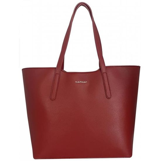 Sac ?� main Naf Naf ROUGE - NAF0001 - Cdiscount Bagagerie - Maroquinerie