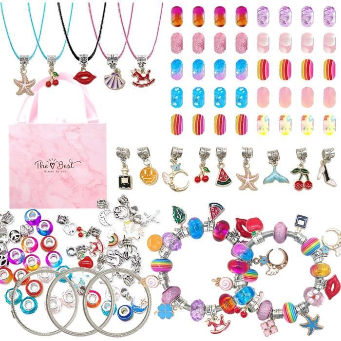 130 Pieces Bracelet Fille Idee Cadeau Ado Fille Creation Diy Bijoux Fille Cadeau Fille 8 12 Ans Kit Fabrication Bracelet Breloq Style 4 Achat Vente Maillon De Bracelet Maillon De Bracelet 130 Pieces