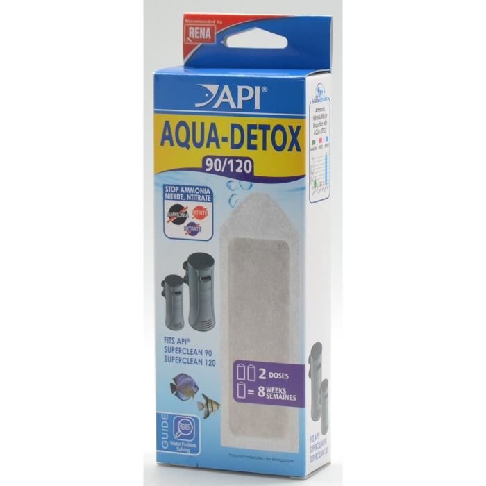 API Dose Aqua-detox 90-120 (x2) Rena - Pour aquarium