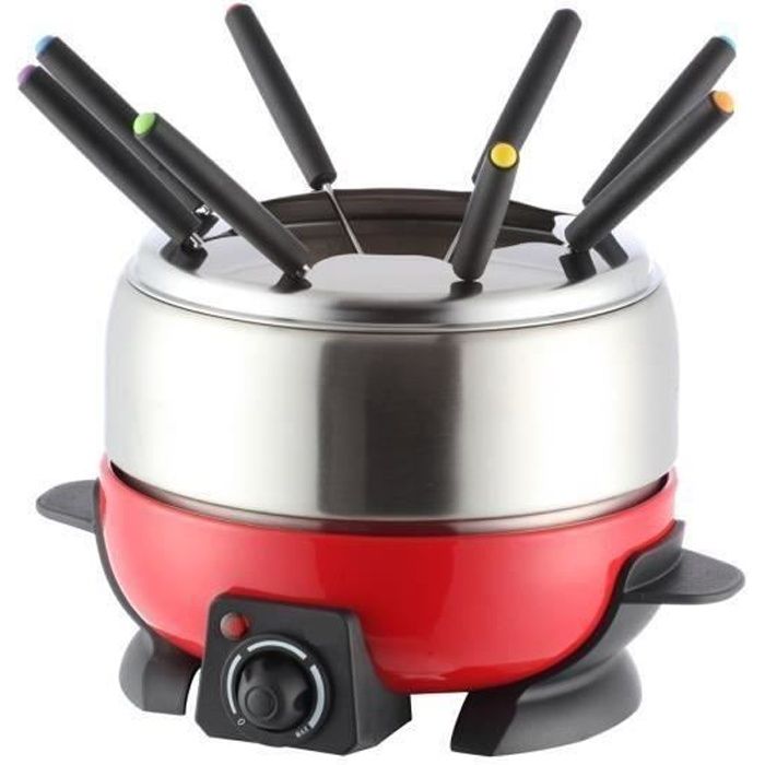 FONDUE RED INOX XL MEGA PROMO