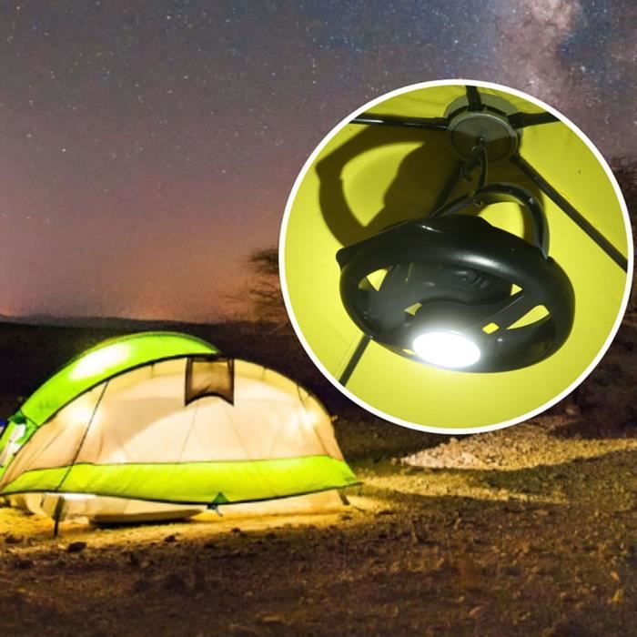 Lumière de camping en plein air LED Feu de camp Lumière de ventilateur de tente Chargement USB_ZGJZ4626