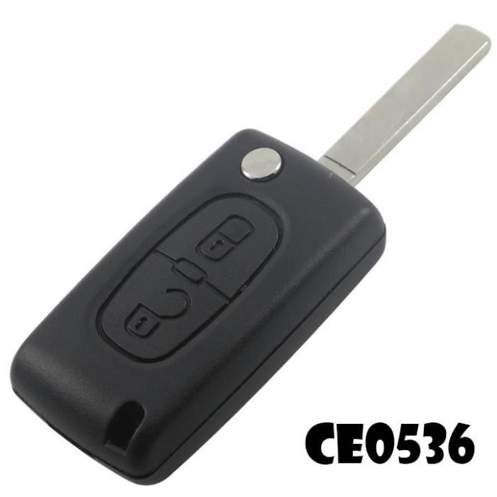 Coque clé télécommande plip compatible CITROEN C2 C3 C4 C5 C6 Ce0536 @Pro-Plip
