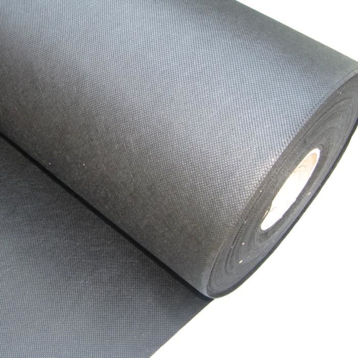 5m x 2m, Plié Film géotextile Anti Mauvaises Herbes indéchirable GardenGloss 10m² Toile de paillage Anti Mauvaises Herbes 100 g//m² Haute sensibilité aux UV