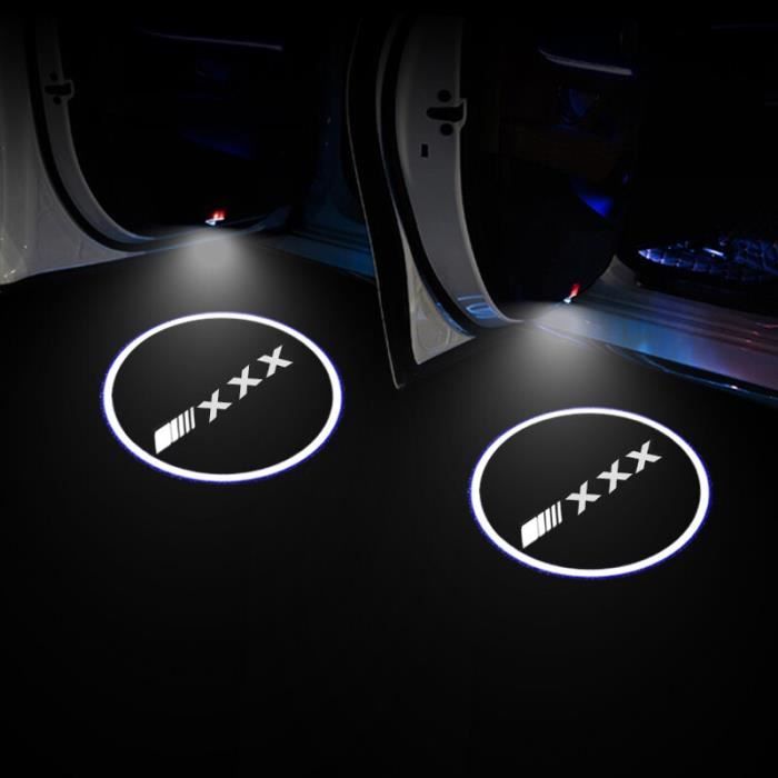11 for AMG in circle 4 pieces -Projecteur Led de Logo de porte de voiture, lampe fantôme pour Mercedes Benz W176 W246 W205 W212 W213