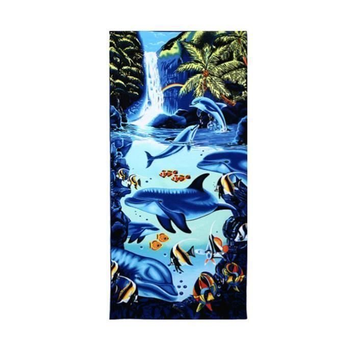 XT Place Serviette de plage Drapeau de plage de sable imprimé plage couvrante Bikini Serviette de plage 415314..... - XTIGY0118A7091