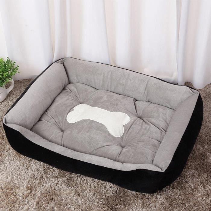 Corbeilles,Niche de lit pour chiens Fournitures d'animaux, niche pour petits chiens moyens, niche - Type Black-S 45cmX 37cm X15cm