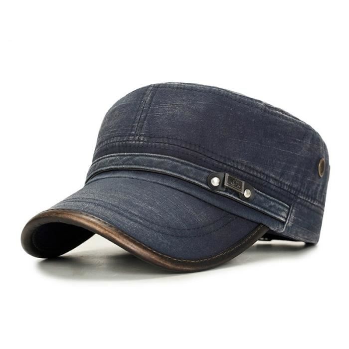 Casquette militaire pour hommes, 100% coton, Vintage, chapeau militaire, patrouille, casquette d' B adjustable