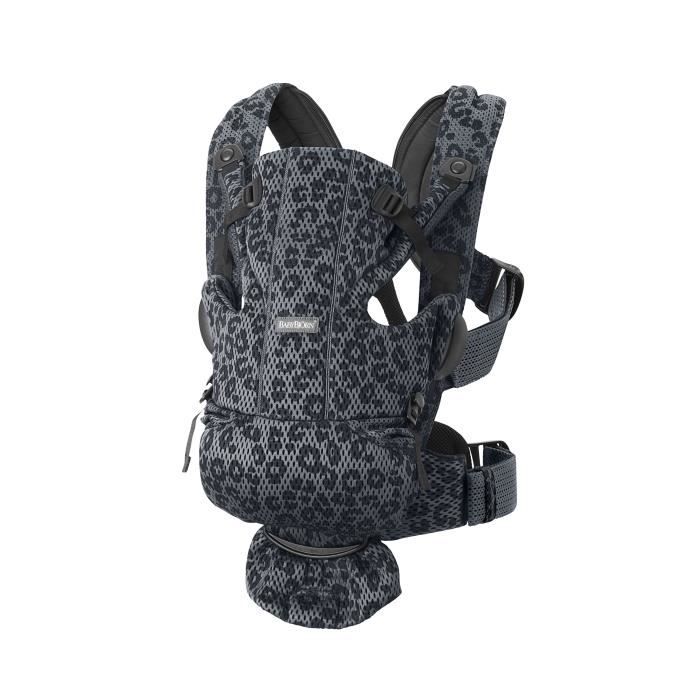 BABYBJÖRN Porte-bébé Move, 3D Mesh, Anthracite/Léopard