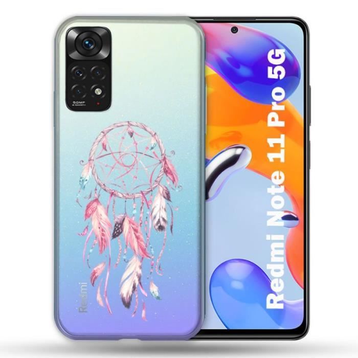 Coque Transparente Pour Xiaomi Redmi Note 11 / 11S 4G Attrape Reve Rose taille unique