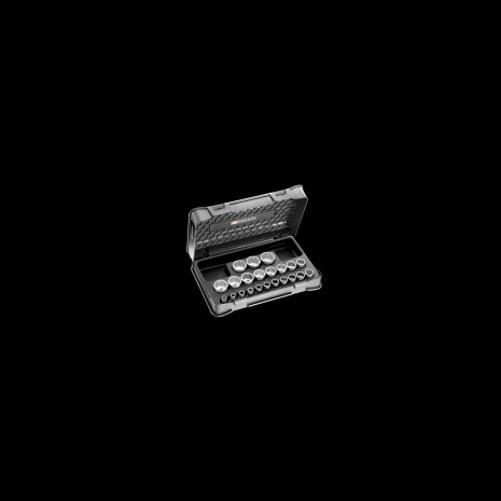 COFFRET DOUILLES 1-2' 12P MM 22PC S.400B FACOM - 19355