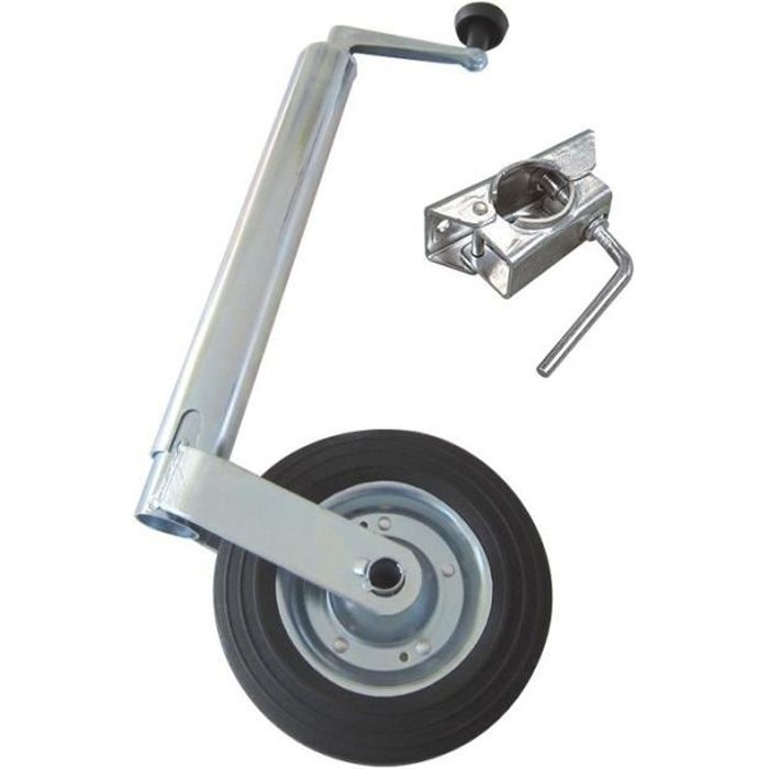 IMDIFA Roue jockey - 48 mm - avec support
