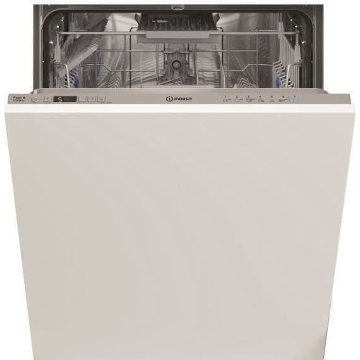 Lave-vaisselle tout intégrable INDESIT DIC3B+16ACS - 13 couverts - L60cm - 46dB