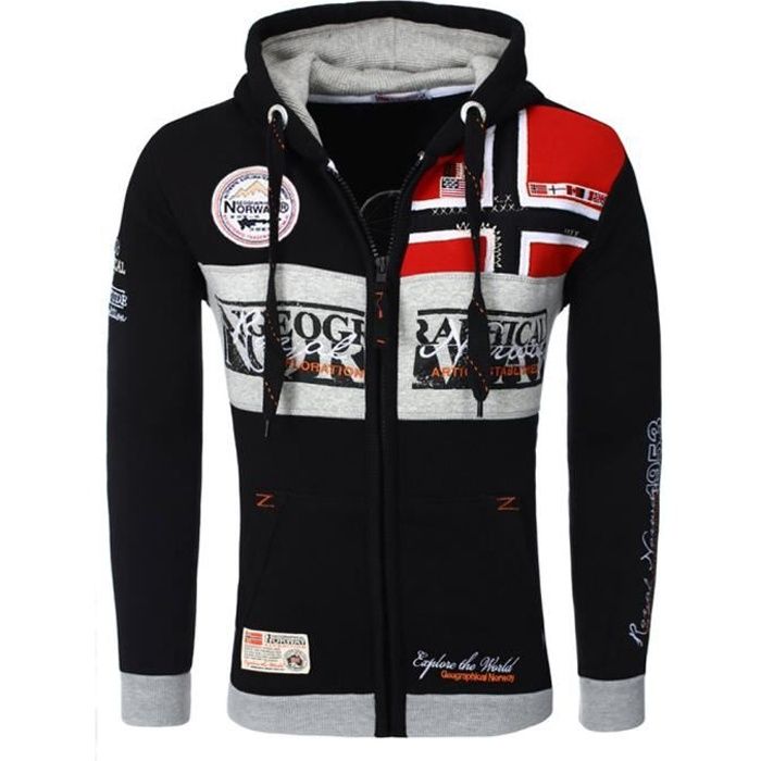 Veste à capuche homme Veste Flyer noir S