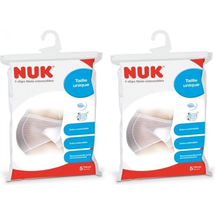 NUK Lot de 10 slips filet extensibles
