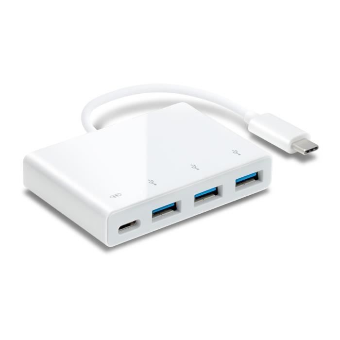 TP-Link UC430 Hub Portable Super Rapide et Ultra Compact - 4 ports USB 3.0 et 1 port USB type-C